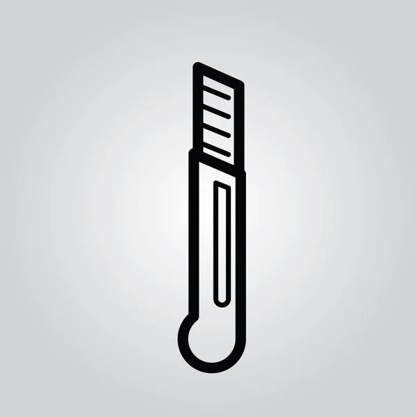 Ikona Řezného Nože Vektorová Ilustrace — Stockový vektor
