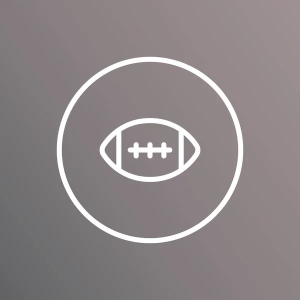Американський Футбольний Ікона Яскравий Векторний Малюнок — стоковий вектор