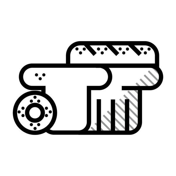 Lebensmittel Symbol Vektor Illustration — Stockvektor