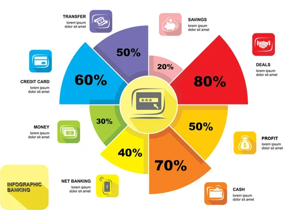 Infografiken Stilisierte Vektorillustration — Stockvektor