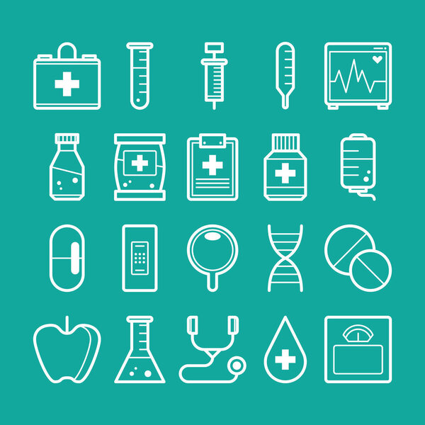 векторная иллюстрация, фон элемента медицинской иконки