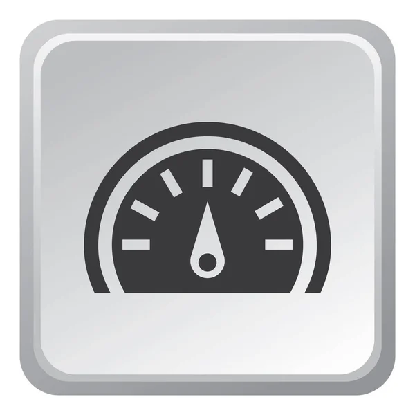 Vector Illustration Speedometer Icon — Stock Vector