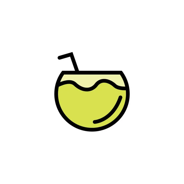 Lemon Juice Icon Vector Illustration — Stock Vector