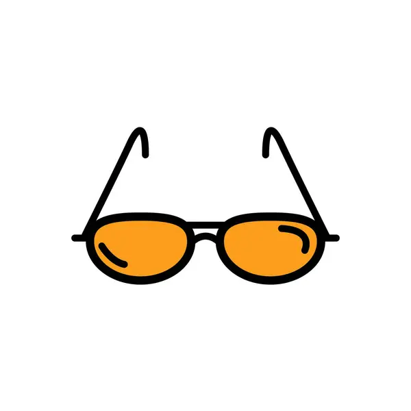 Gafas Icono Vector Ilustración — Vector de stock