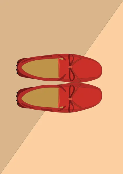 Zapatos Diseño Vector Ilustración — Vector de stock