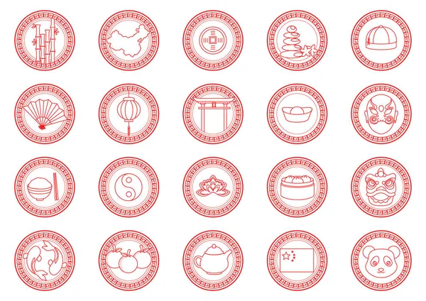 Conjunto Iconos Vectoriales Para Diseño — Vector de stock