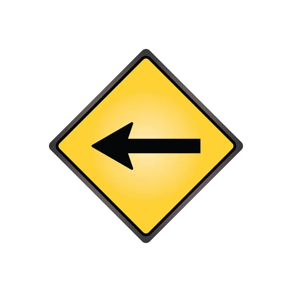 Roads Sign Vector Illustration — Stock Vector