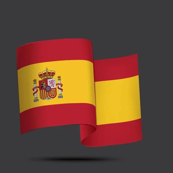 Векторная Иллюстрация Флага Испании — стоковый вектор