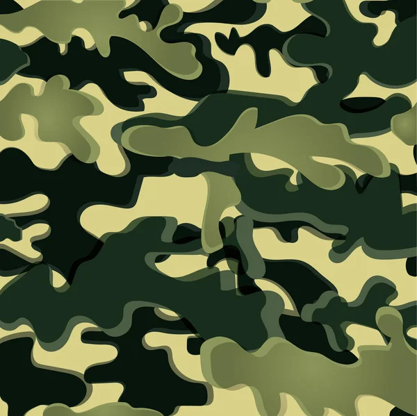 Camouflage Design Stiliseret Vektor Illustration – Stock-vektor