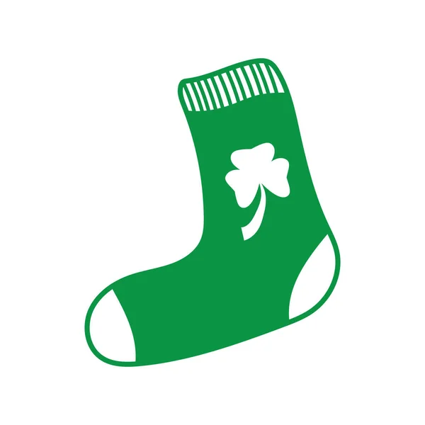 Çorap Yassı Simgesi Vektör Illüstrasyonu — Stok Vektör