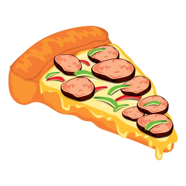 Vectorillustratie Van Pizza Ontwerp — Stockvector