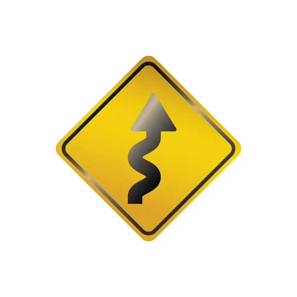 Pictogram Verkeersbord Vectorillustratie — Stockvector