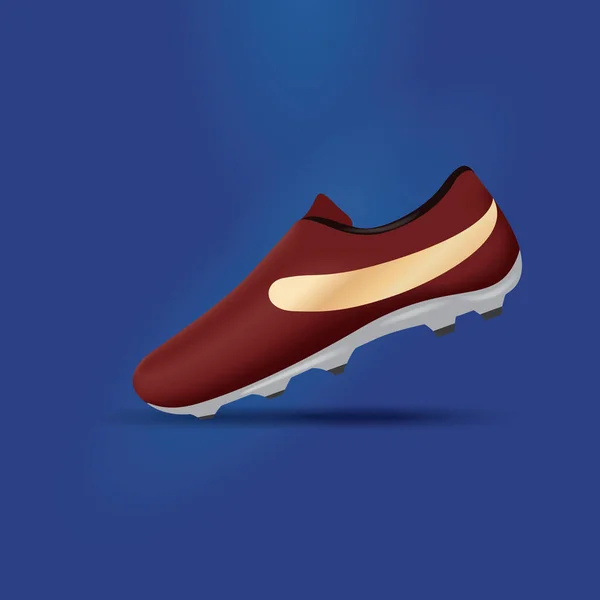 Ilustración Vectorial Una Sola Zapatilla Deporte Elegante Aislado Icono — Vector de stock