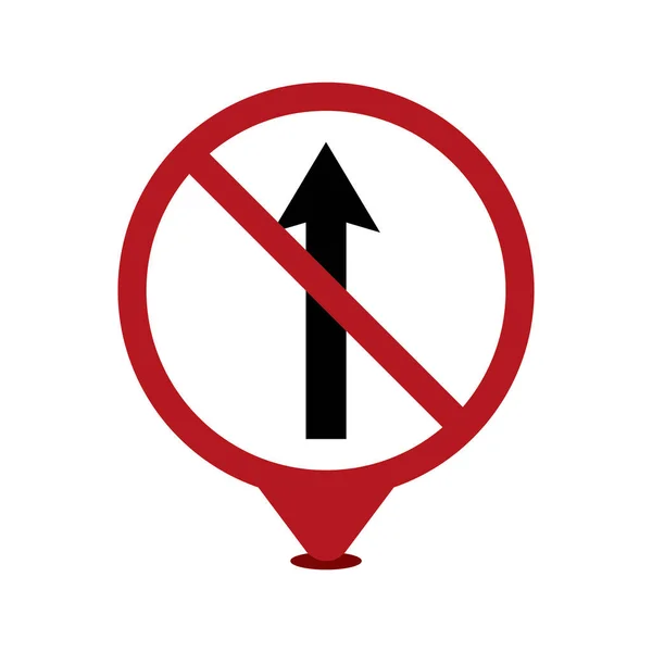 Ilustración Vectorial Una Señal Stop Traffic — Vector de stock