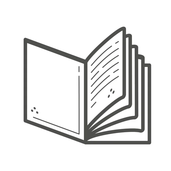 Icono Del Libro Ilustración Vectorial — Vector de stock