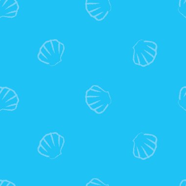 Deniz kabuğu arka planı biçimlendirilmiş vektör çizimi