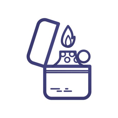 Daha hafif düz simge, vektör illüstrasyonu