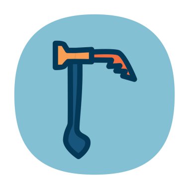 çizgi film uygulama simgesi, vektör illüstrasyonu