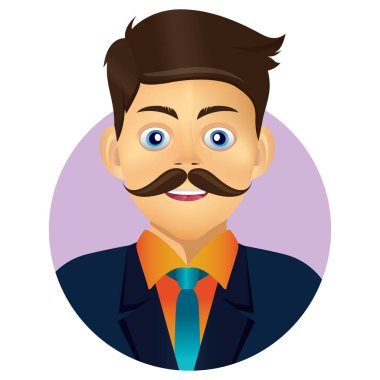 Erkek simgesi, tasarım vektör illüstrasyonu