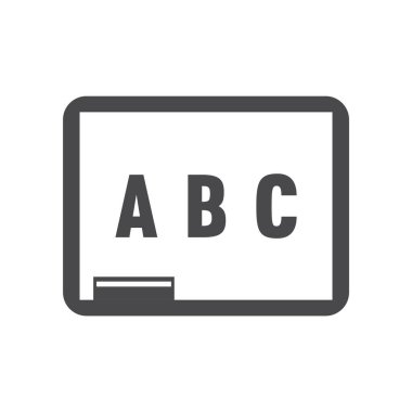 Eğitimin vektör illüstrasyonu modern simge