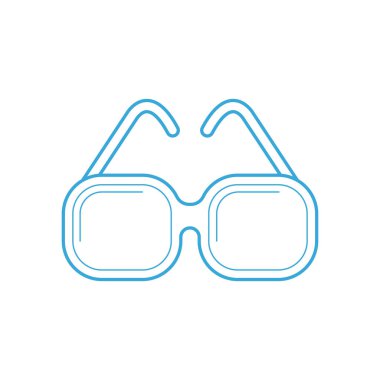 Güneş gözlüğü biçimlendirilmiş vektör illüstrasyonu