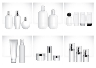 Tasarım için bir takım kozmetik kaplar