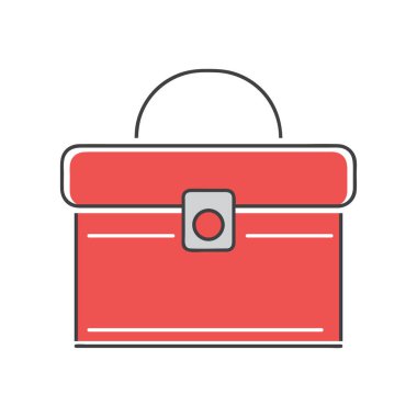 Araç kutusu, tasarım vektörü illüstrasyonu