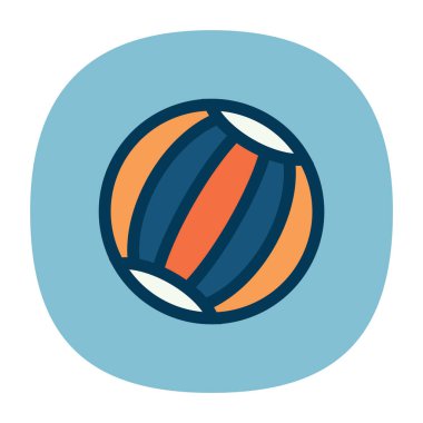 çizgi film uygulama simgesi, vektör illüstrasyonu