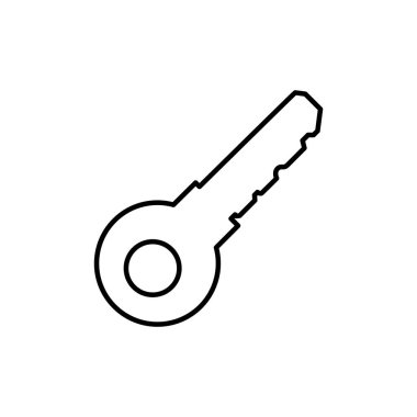 anahtar simgesi. vektör illüstrasyonu