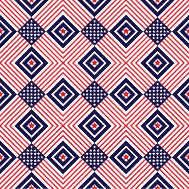 ABD kusursuz arkaplan, vektör illüstrasyonu