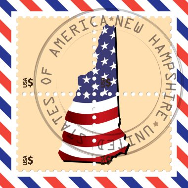 ABD şablonu, vektör illüstrasyonu