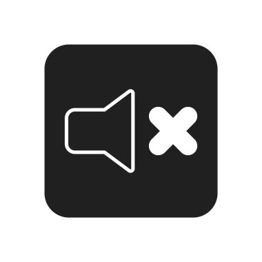 Modern b 'nin vektör illüstrasyonu simge müziğinden yoksun