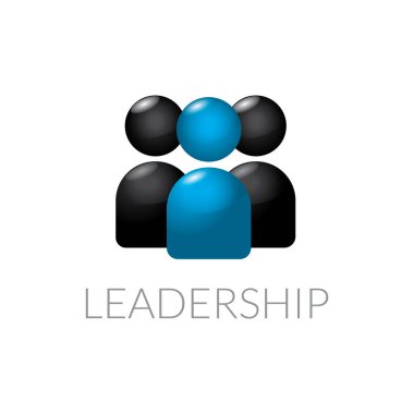 İnsan grup simgesinin vektör illüstrasyonu