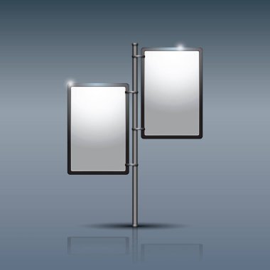 Sokakta boş ilan panosu