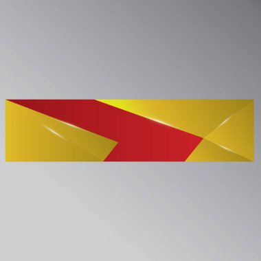 Almanya bayrağı taşıyan vektör bayrağı