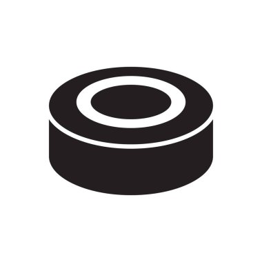 Hokey puck biçimlendirilmiş vektör çizimi