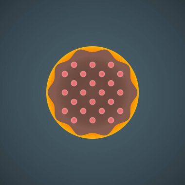 yiyecek ikonu vektör illüstrasyonu