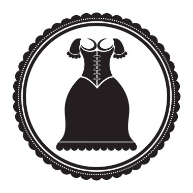 Dirndl, tasarım vektör çizimi