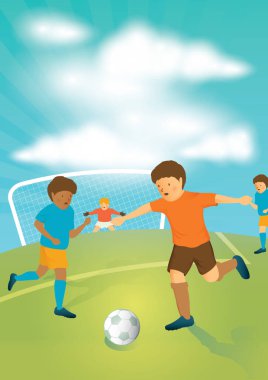 Sahada topu olan futbolcu