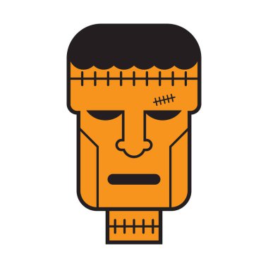 Cadılar Bayramı teması için vektör illüstrasyonu