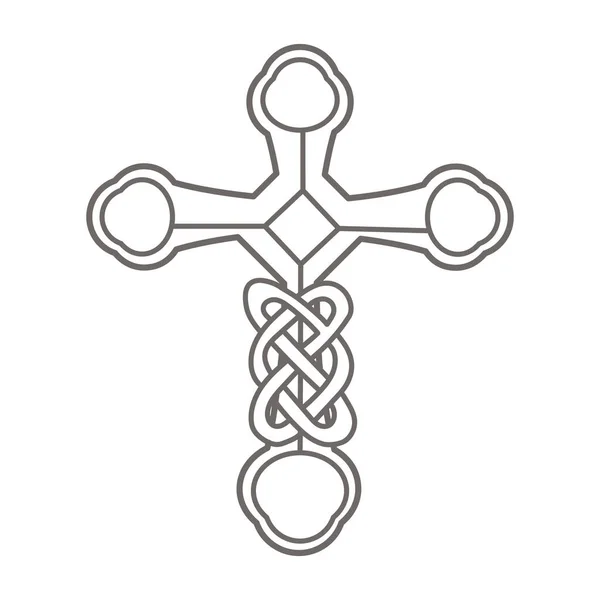 Ikona Krzyża Świętego Ilustracja Wektora — Wektor stockowy