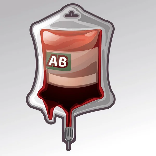 Пакет Крови Группой Крови — стоковый вектор