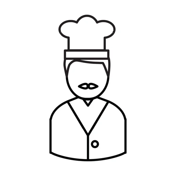 Icona Dello Chef Illustrazione Vettoriale — Vettoriale Stock