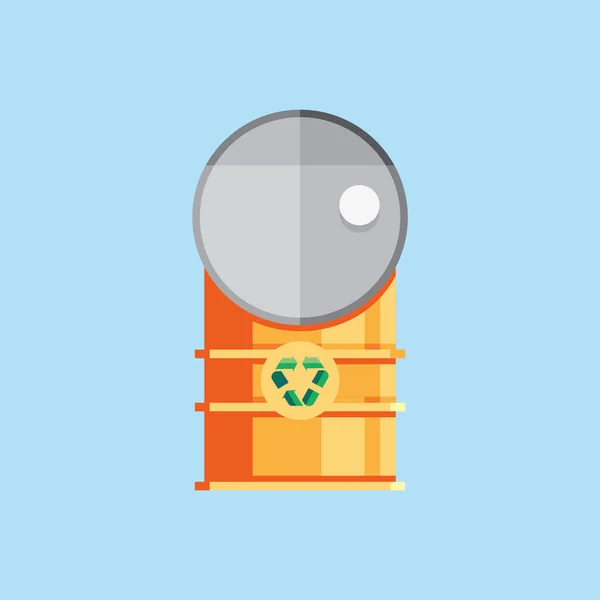 Ilustración Vectorial Icono Gasolinera — Vector de stock