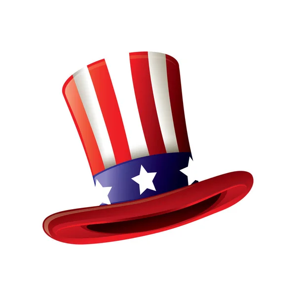 Uncle Sam Hoed Ontwerp Vector Illustratie — Stockvector