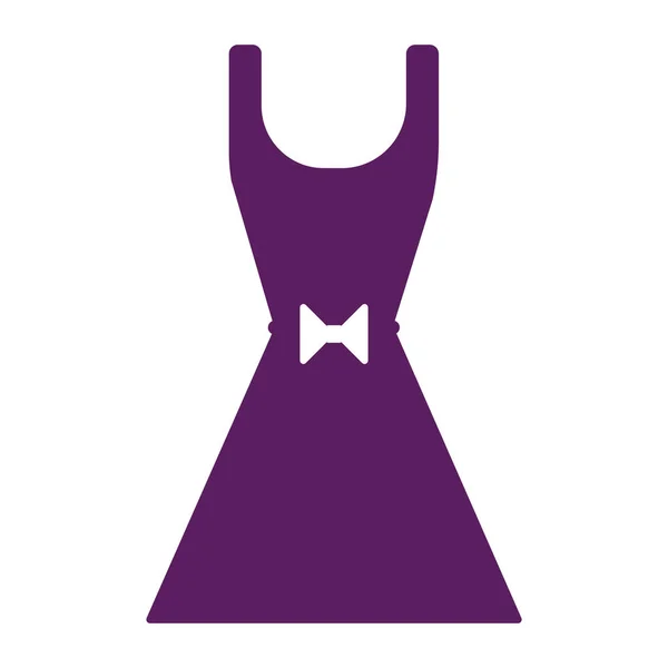 Modern Woman Dress Design Vector Illustration — Stock Vector