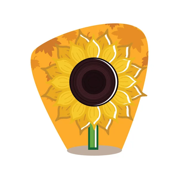 Ilustración Vectorial Icono Girasol — Vector de stock