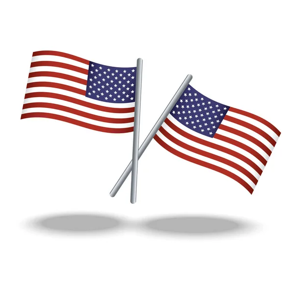 Usa Symbol Vector Illustration — Stock Vector