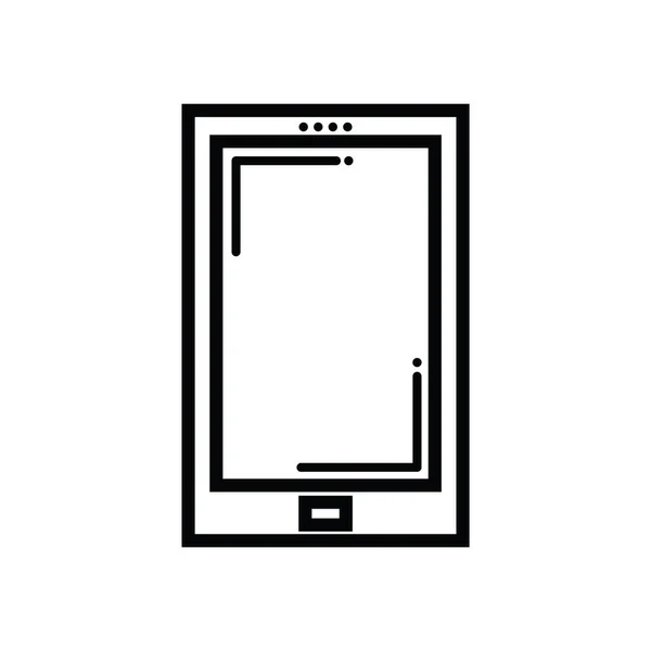 Icono Teléfono Inteligente Vector Ilustración — Vector de stock