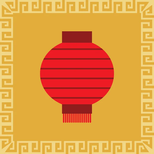 Nouvel Chinois Carte Vœux — Image vectorielle